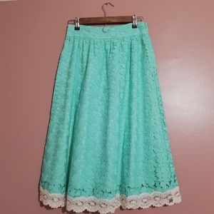 Champagne & Srawberry Mint Skirt